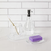 UMBRA - Droplet Soap Pump _ Clear