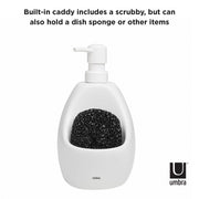 UMBRA - Joey Soap Pump & Scrubby _ White