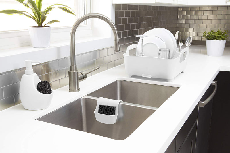 UMBRA - Joey Soap Pump & Scrubby _ White