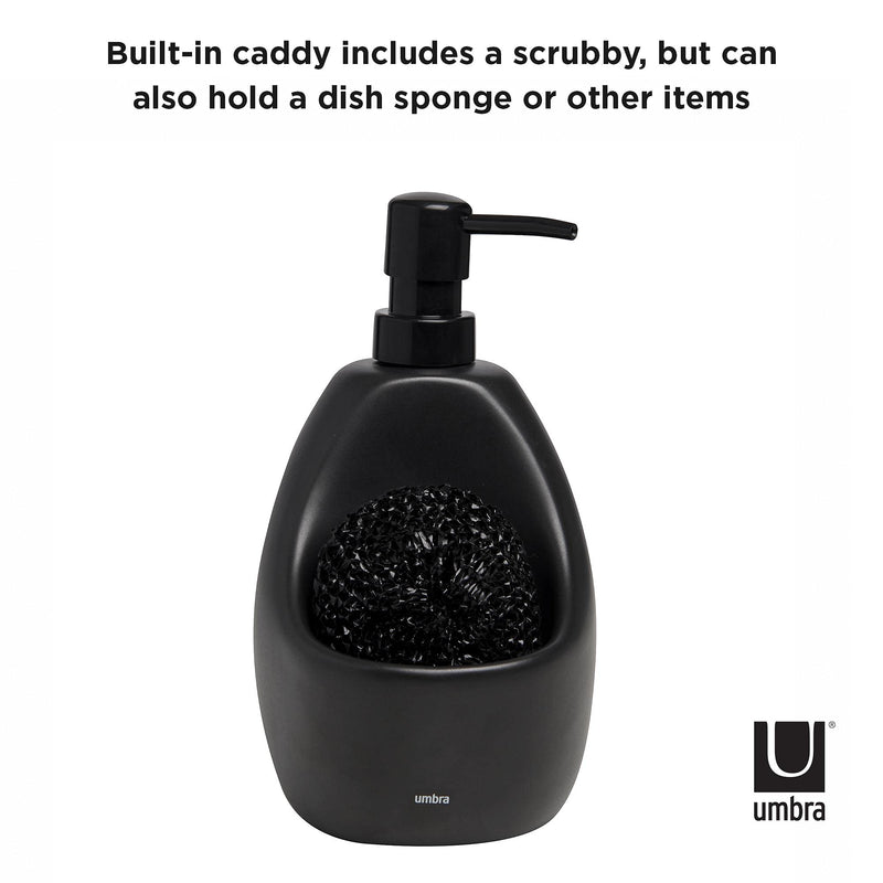 UMBRA - Joey Soap Pump & Scrubby _ Black