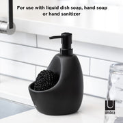 UMBRA - Joey Soap Pump & Scrubby _ Black