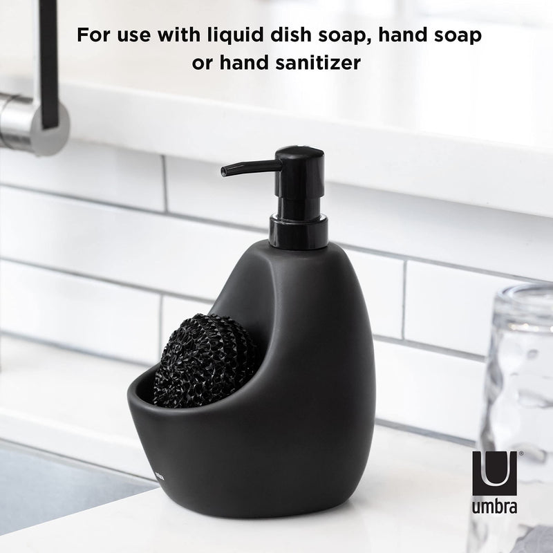 UMBRA - Joey Soap Pump & Scrubby _ Black