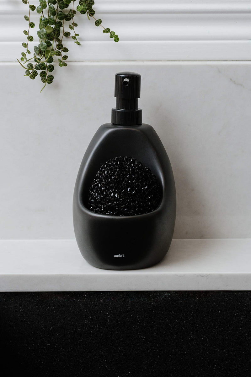 UMBRA - Joey Soap Pump & Scrubby _ Black