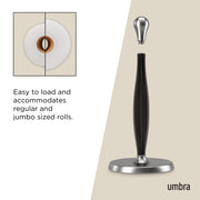 UMBRA - Tug Paper Towel Holder _ Smoke