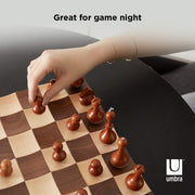 UMBRA - Wobble Chess Set _ Walnut