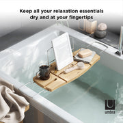 UMBRA - Aquala Bathtub Caddy & Tray _ Natural