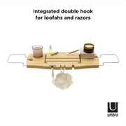 UMBRA - Aquala Bathtub Caddy & Tray _ Natural