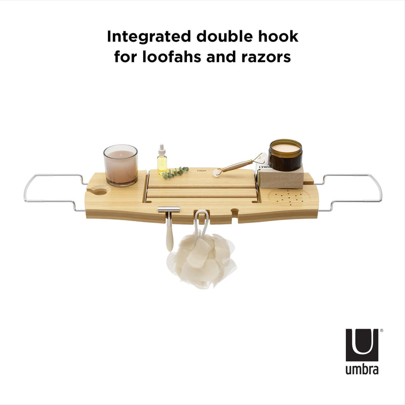 UMBRA - Aquala Bathtub Caddy & Tray _ Natural