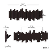 UMBRA - Sticks 5 Wall Hook _ Espresso