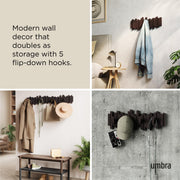 UMBRA - Sticks 5 Wall Hook _ Espresso