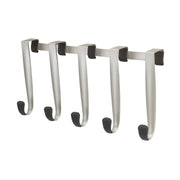 UMBRA - Schnook Over The Door Hooks, Set of 5 _ Black-Nickel