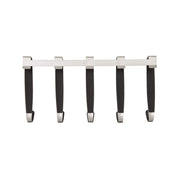 UMBRA - Schnook Over The Door Hooks, Set of 5 _ Black-Nickel