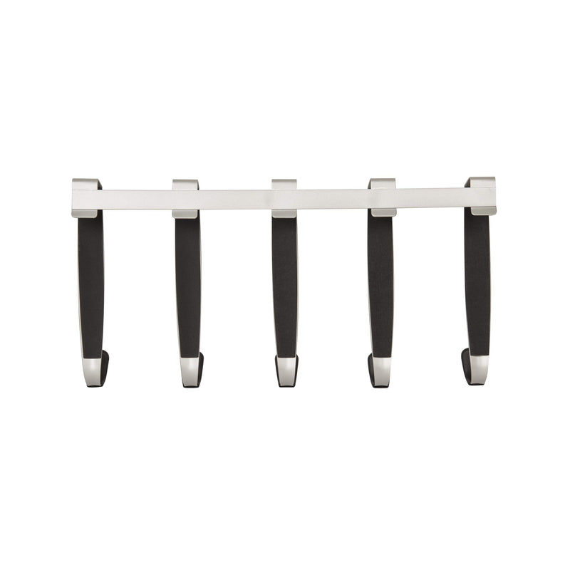 UMBRA - Schnook Over The Door Hooks, Set of 5 _ Black-Nickel