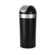 UMBRA - Venti Trash Can _ Black-Nickel