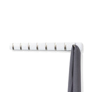 UMBRA - Flip 8 Wall Hook _ White-Nickel
