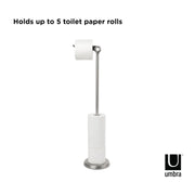 UMBRA - Tucan Toilet Paper Stand _ Nickel