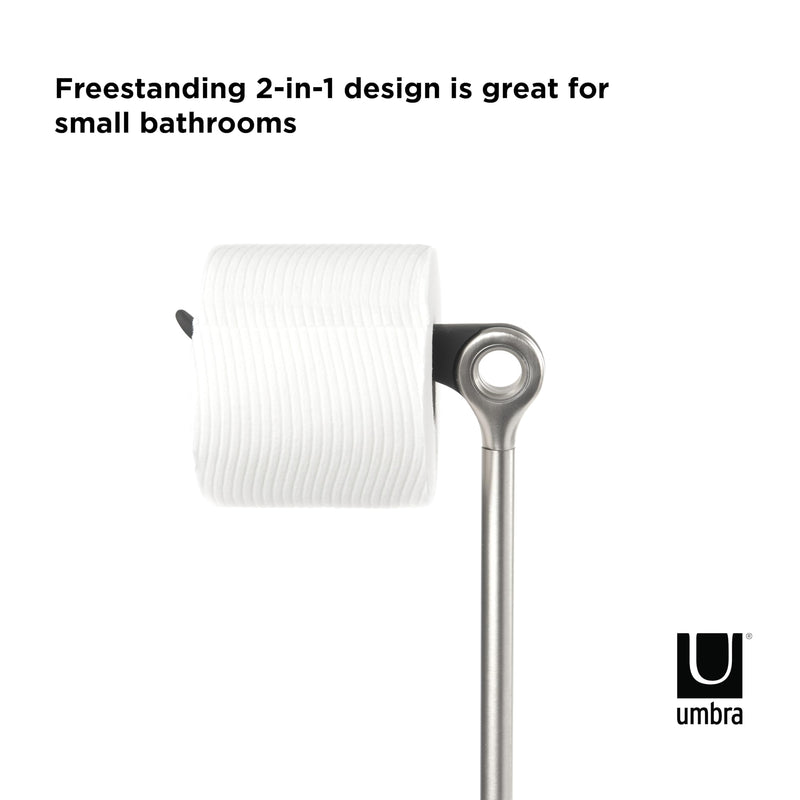 UMBRA - Tucan Toilet Paper Stand _ Nickel