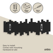 UMBRA - Sticks 5 Wall Hook _ Black