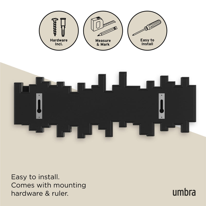 UMBRA - Sticks 5 Wall Hook _ Black