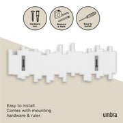 UMBRA - Sticks 5 Wall Hook _ White