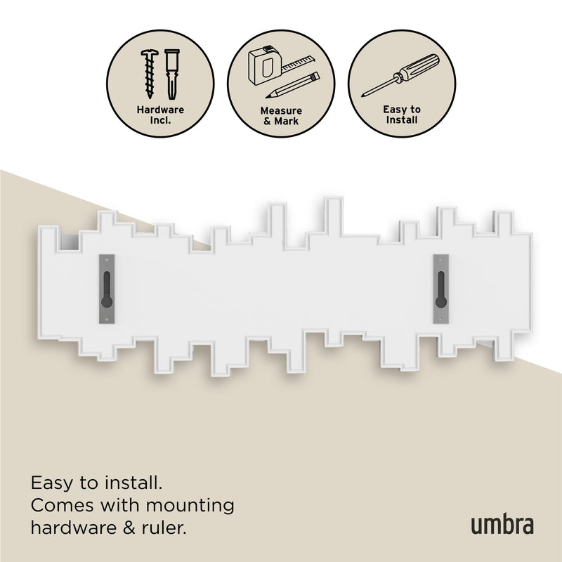 UMBRA - Sticks 5 Wall Hook _ White