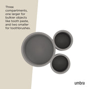 UMBRA - Touch Organizer / Toothbrush Holder _ Grey
