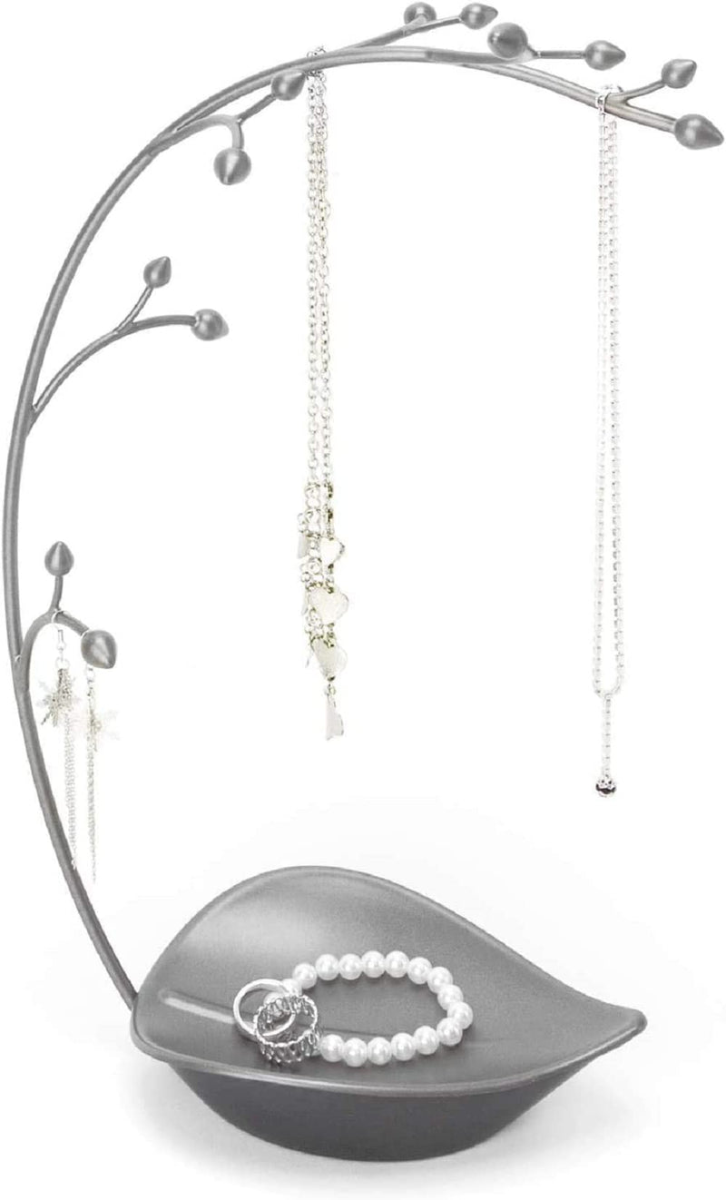 UMBRA - Orchid Jewelry Stand _ Gun-Metal