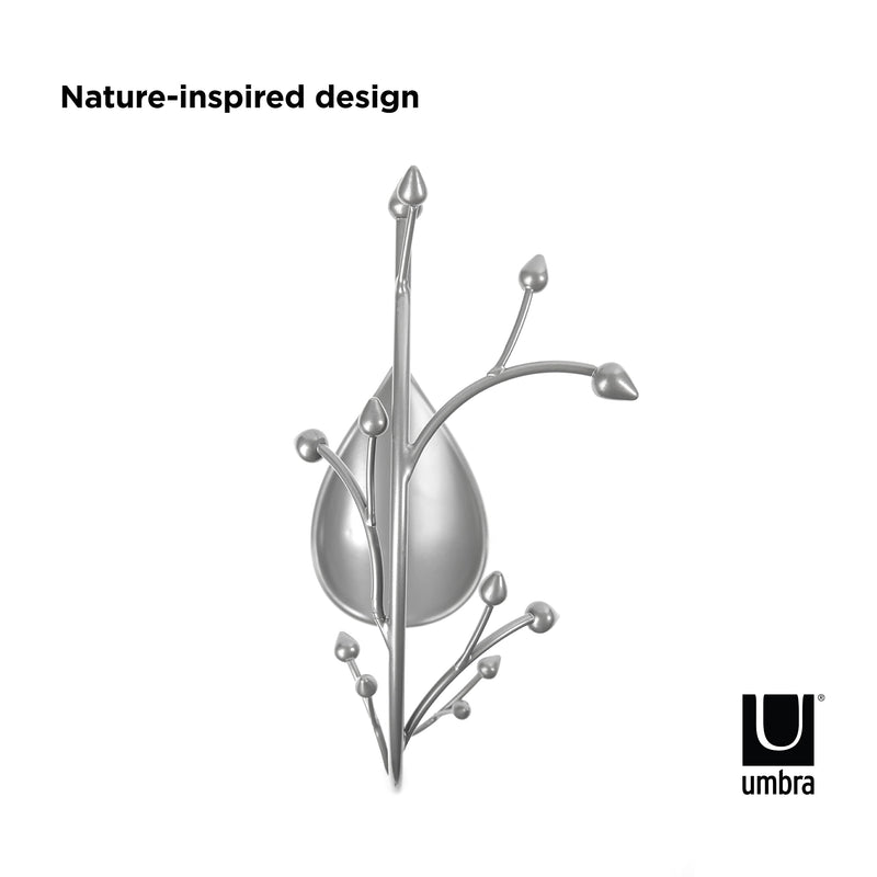 UMBRA - Orchid Jewelry Stand _ Gun-Metal