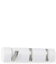 UMBRA - Flip 3 Wall Hook _ White-Nickel