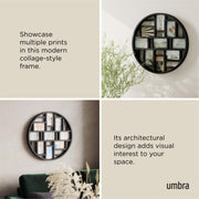 UMBRA - Luna Wall Multi-Picture Frame _ Black