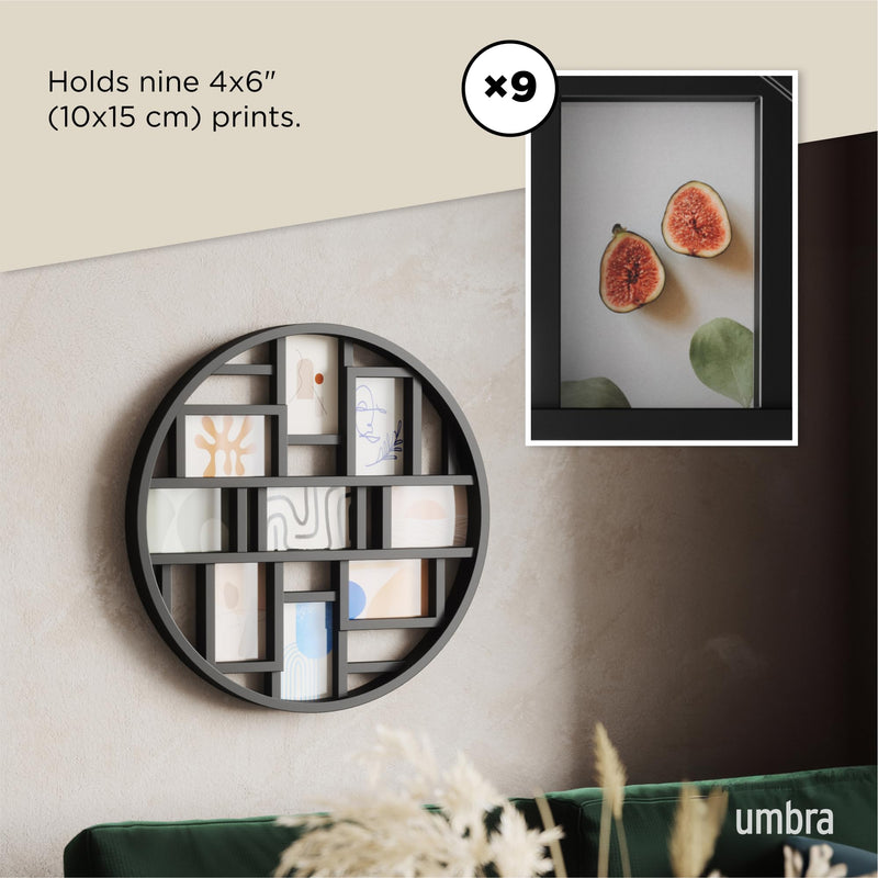 UMBRA - Luna Wall Multi-Picture Frame _ Black