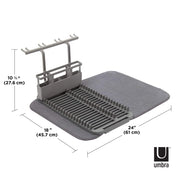 UMBRA - Udry Dish Rack & Caddy _ Charcoal