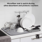 UMBRA - Udry Dish Rack & Caddy _ Charcoal