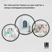 UMBRA - Infinity Picture Frame _ Black / 4x6" (10x15 cm)