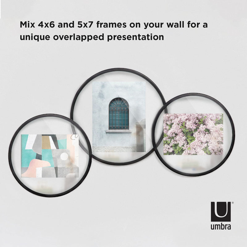 UMBRA - Infinity Picture Frame _ Black / 4x6" (10x15 cm)