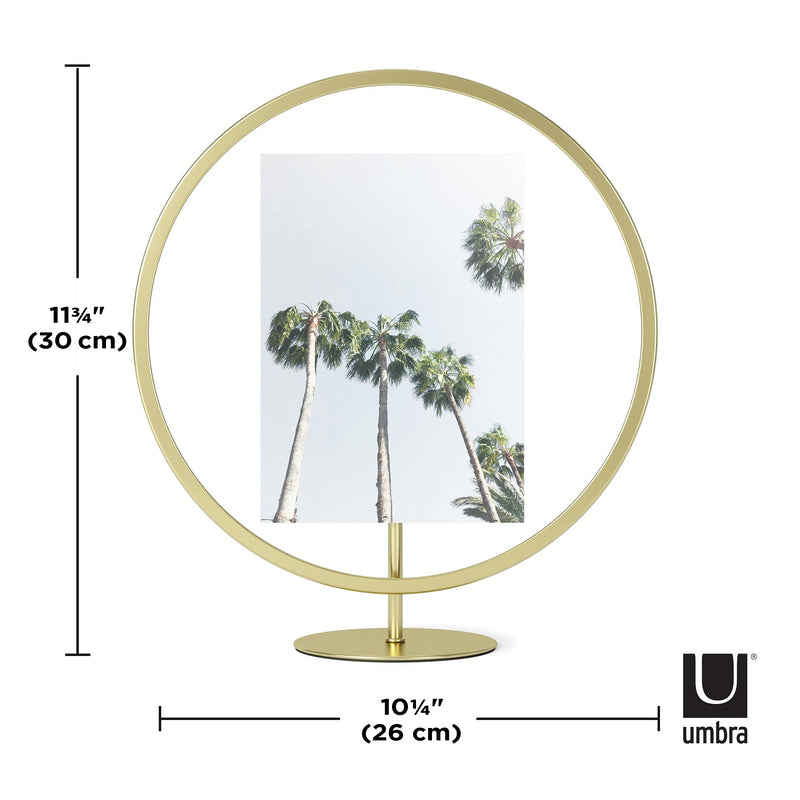 UMBRA - Infinity Picture Frame _ Matte-Brass / 5x7" (13x18 cm)