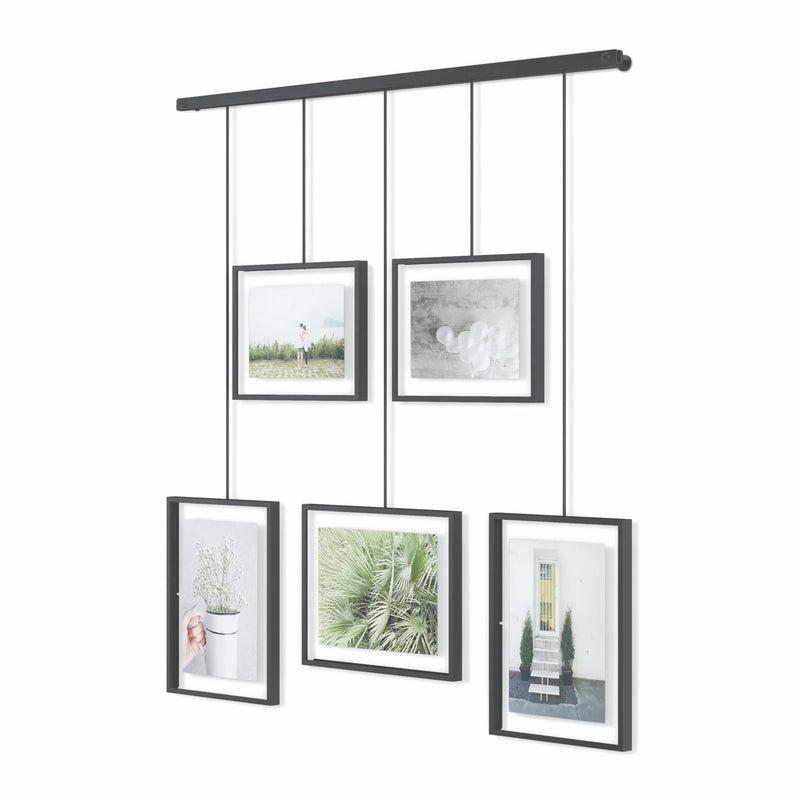 UMBRA - Exhibit Wall Picture Frames, Set of 5 _ Black