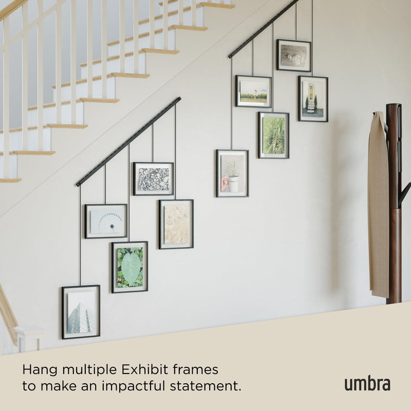 UMBRA - Exhibit Wall Picture Frames, Set of 5 _ Black