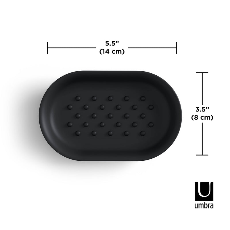UMBRA - Junip Oval Soap Dish _ Black