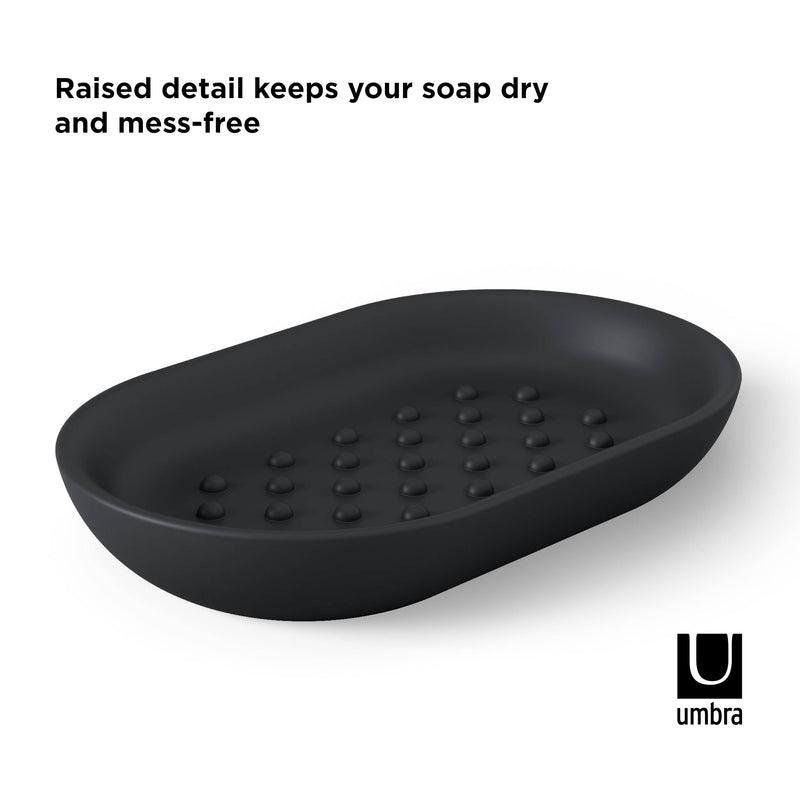 UMBRA - Junip Oval Soap Dish _ Black