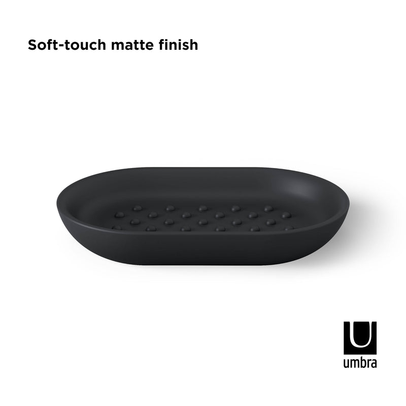 UMBRA - Junip Oval Soap Dish _ Black