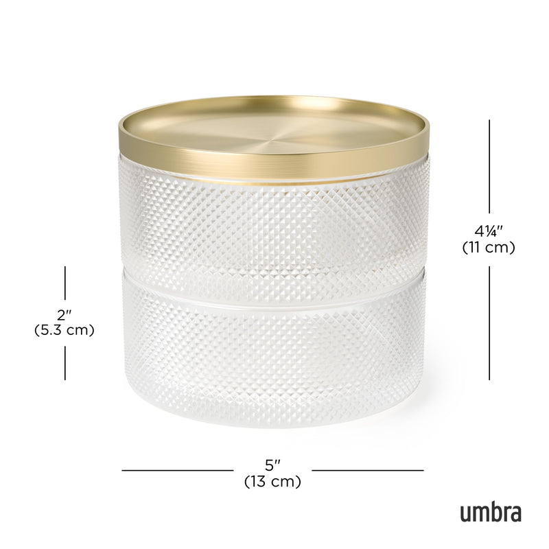 UMBRA - Tesora Jewelry Box _ Brass