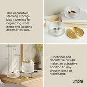 UMBRA - Tesora Jewelry Box _ Brass