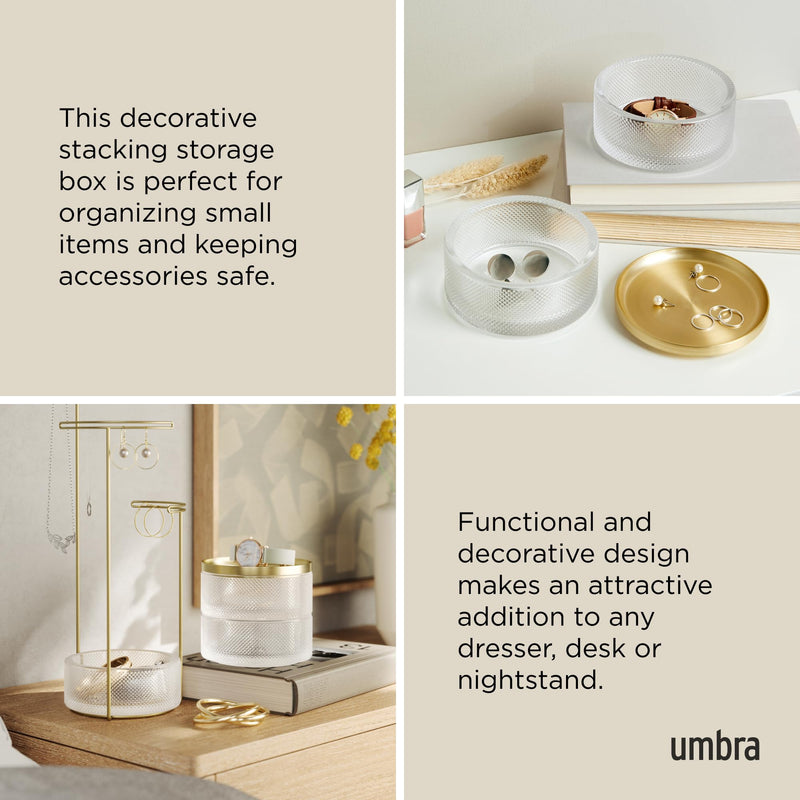 UMBRA - Tesora Jewelry Box _ Brass