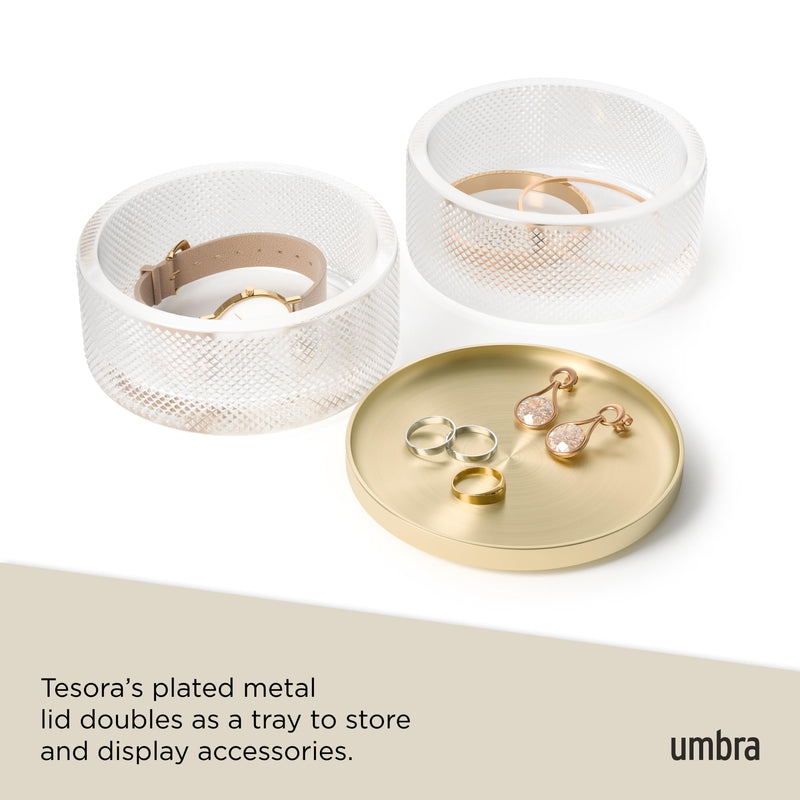 UMBRA - Tesora Jewelry Box _ Brass