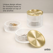 UMBRA - Tesora Jewelry Box _ Brass