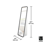 UMBRA - Hub Leaning Mirror _ Black