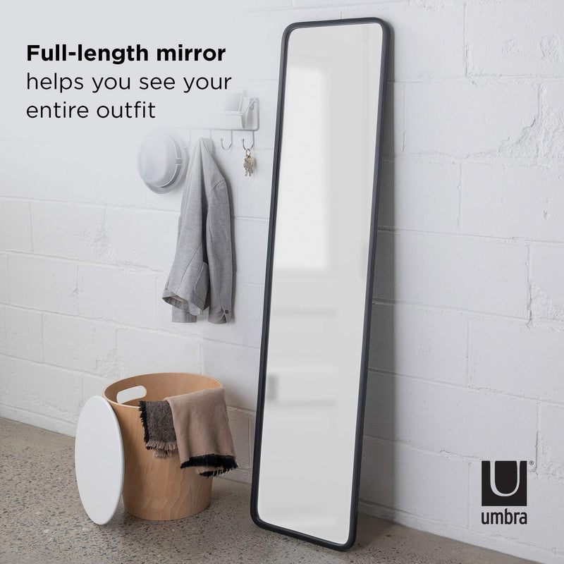 UMBRA - Hub Leaning Mirror _ Black