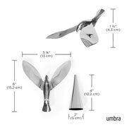 UMBRA - Tipsy Balancing Bottle Opener _ Chrome