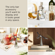 UMBRA - Tipsy Balancing Bottle Opener _ Chrome